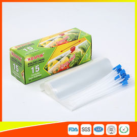 Chine Petits sacs hermétiques en plastique transparents réutilisés de stockage de nourriture avec la tirette de glisseur fournisseur