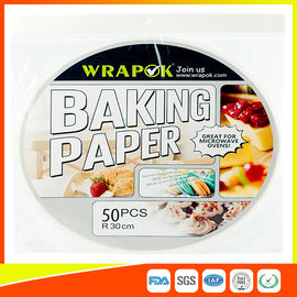Chine Feuilles rondes de papier de cuisson de silicone, non papier sulfurisé de bâton pour la cuisson fournisseur
