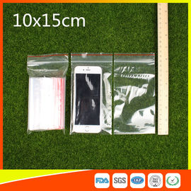 Chine 10 x 15 sachets en plastique refermables clairs de tirette/poly sac à obturation automatique fournisseur