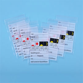 Chine Sacs zip-lock de pilule imprimés par coutume, petites poches zip-lock pour le stockage de médecine fournisseur