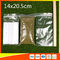 La serrure de fermeture éclair d'emballage de LDPE met en sac le sac refermable de sac de joint de poignée pour le stockage fournisseur