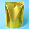 L'emballage fait sur commande de grain de café d'or, tiennent le sac de empaquetage de poche avec la valve fournisseur