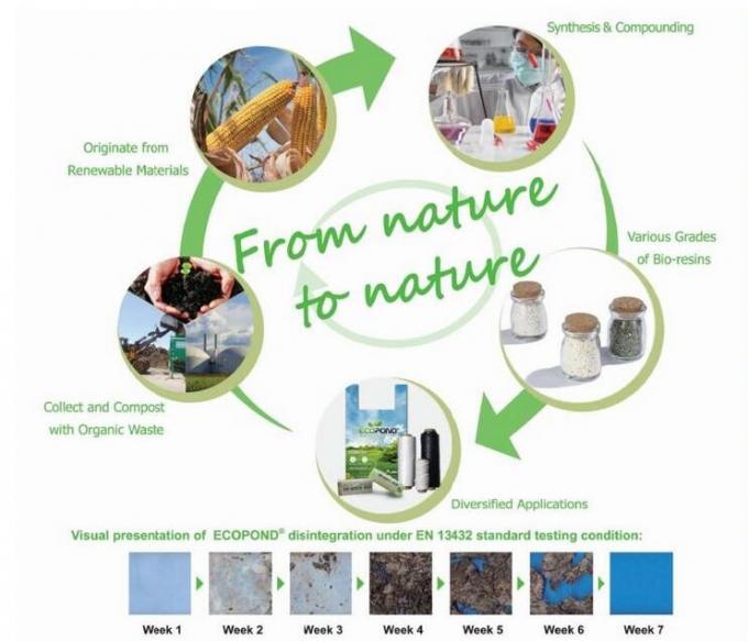 Sac en plastique qui respecte l'environnement compostable de Biodegrdable Ziplcok de fécule de maïs