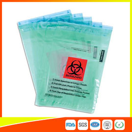Chine Sacs zip-lock de Biohazard de laboratoire pour le transport d'emballage de spécimen avec la ligne de score fournisseur