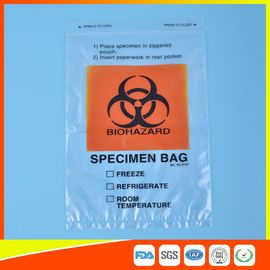 Chine Sacs refermables de transport de spécimen de Biohazard avec le symbole Destroyable de Biohazard fournisseur