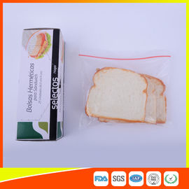 Chine Le sandwich en plastique à dessus de tirette d'OEM met en sac biodégradable pour la conservation fraîche fournisseur