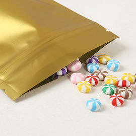 Chine Le papier aluminium réutilisable tiennent le sac d'emballage de biscuit de thé de sacs d'emballage de café avec la serrure de fermeture éclair fournisseur